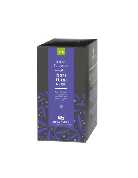 Cosmoveda - Kolme Tulsi tee, 25x1.8g - 6.95€